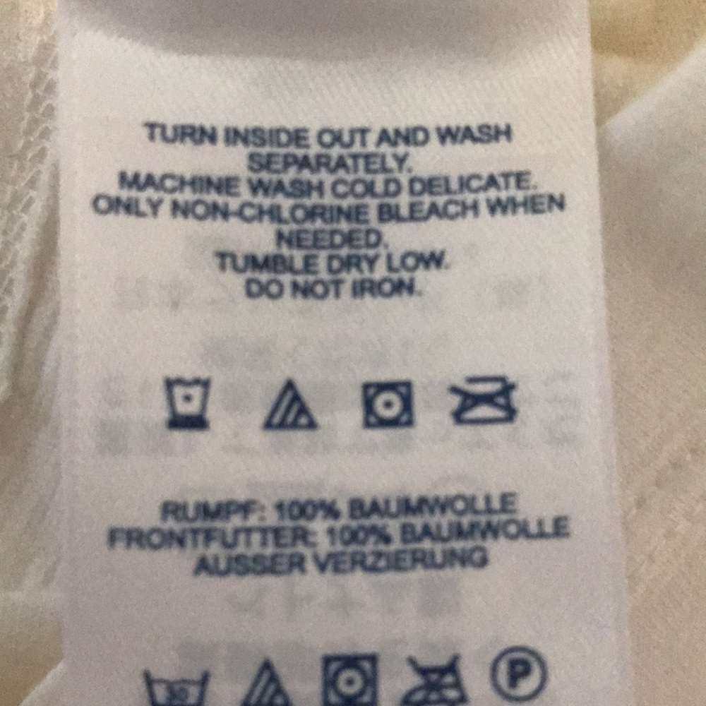 NWT white tank with eyelet details - Picture 9 of 13